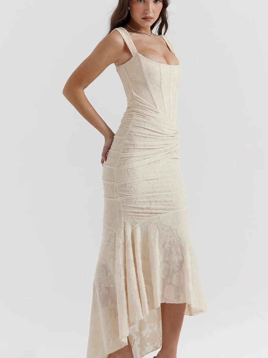 Damen elegantes Korsett-Abendkleid | Maxi - Image 7