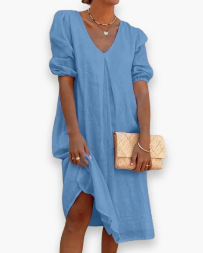 Damen Elegantes Lässiges Midikleid | Sommerkleider - Image 2