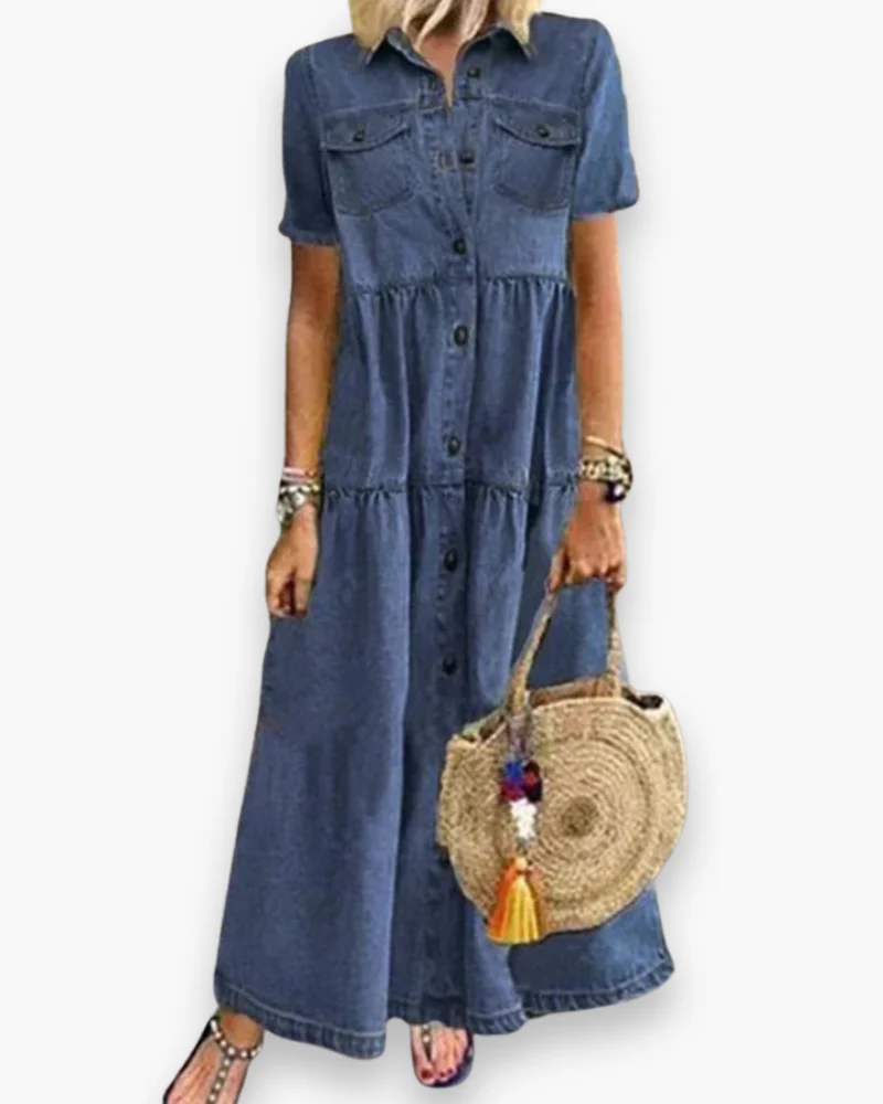 Damen Elegantes Maxi Kleid | Vielseitig