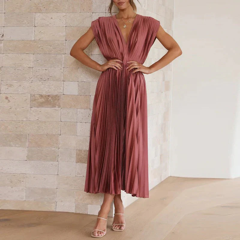 Damen elegantes Vintage-Cocktailkleid | Midi - Image 2