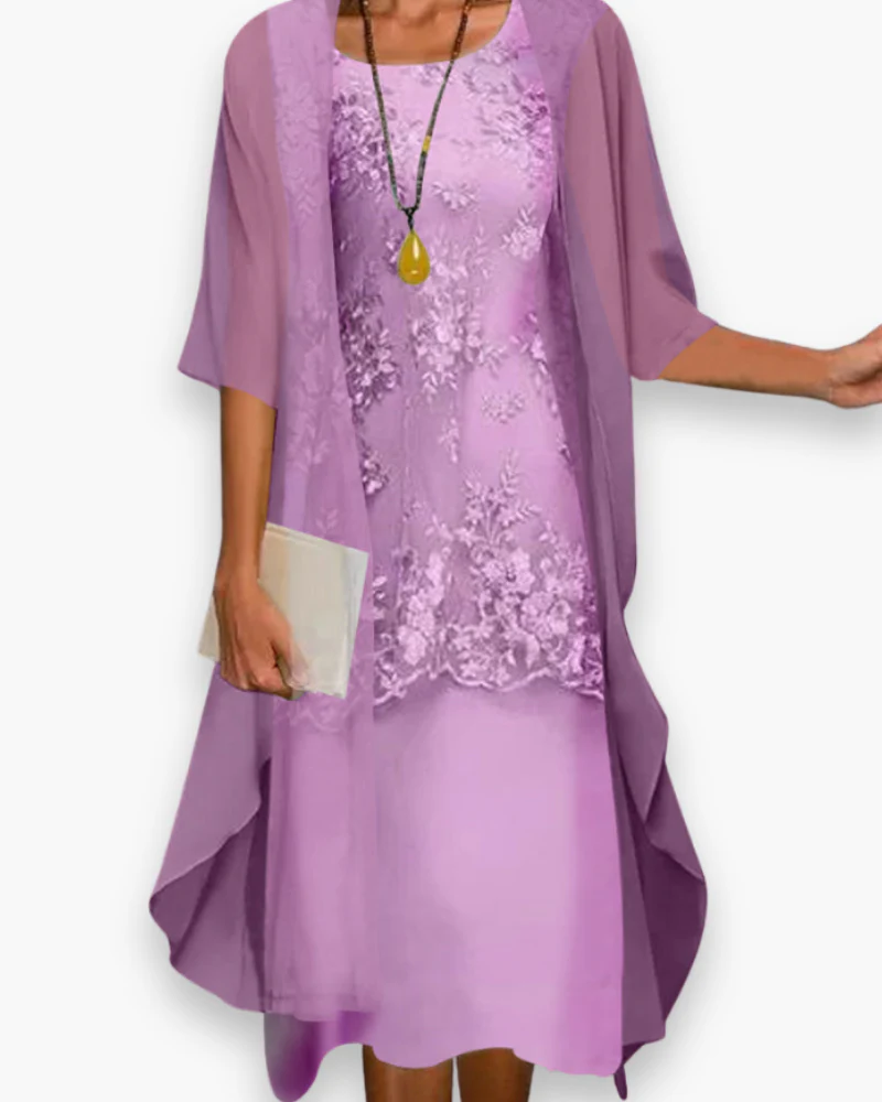 Damen Elegantes Zweiteiliges Kleid | Sommerkleider - Image 4