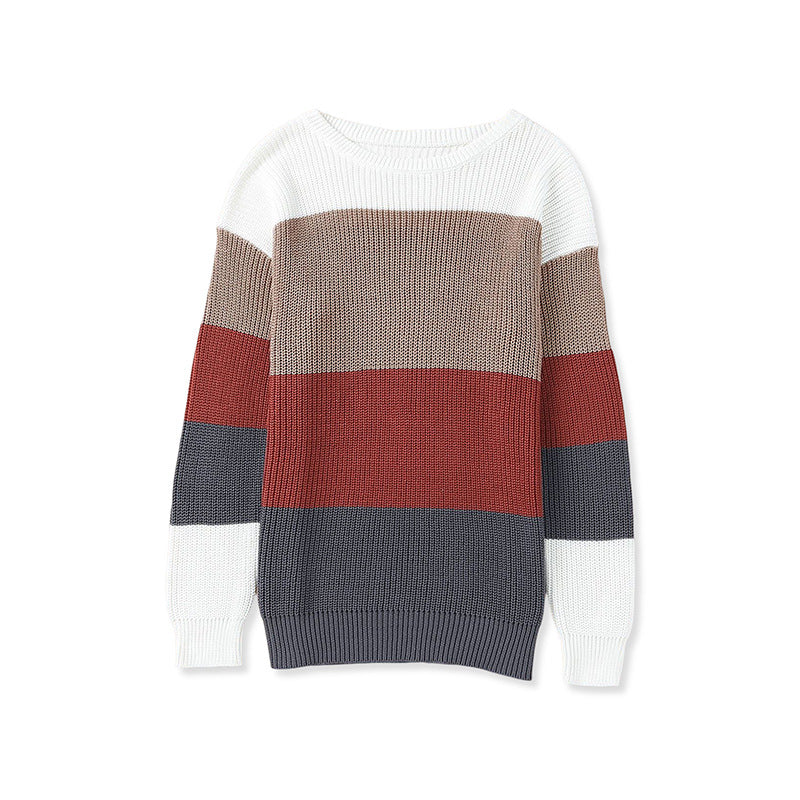 Damen FARBLOCK STRICKPULLOVER | MODERNER, BEQUEMER STIL - Image 3