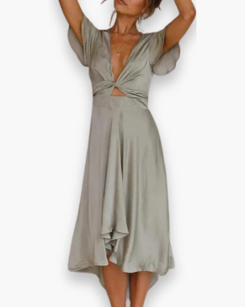 Damen Festliches Fließendes Kleid | Midi - Image 5