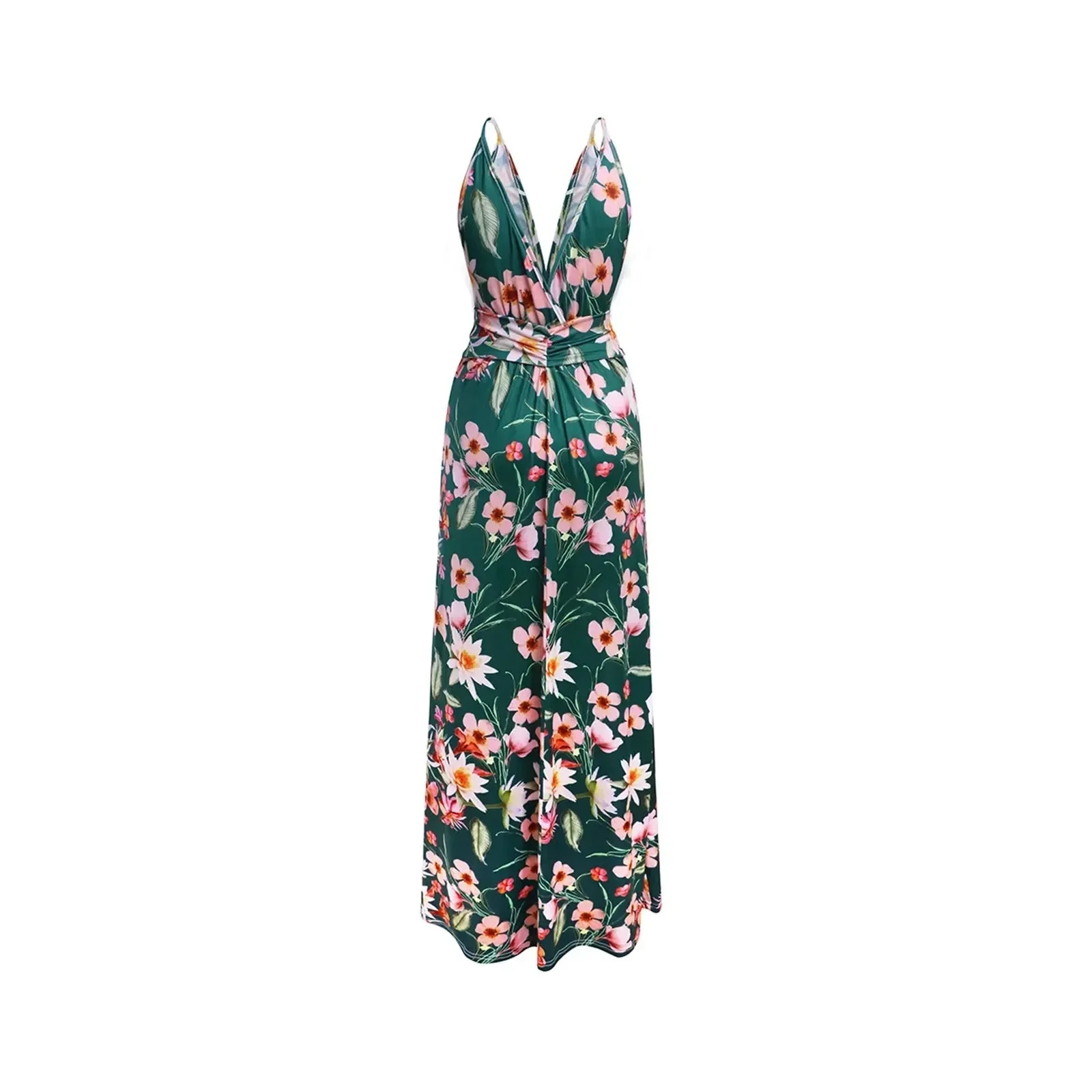 Damen Floral Boho Maxi Sommerkleid - Image 7