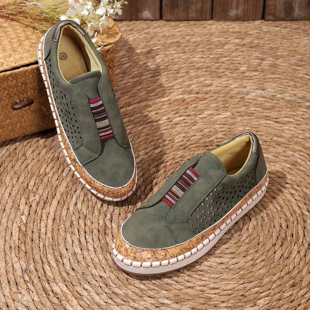 Damen Freizeit Slip-On Schuhe | Atmungsaktiver Komfort - Image 4