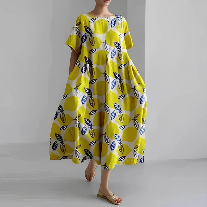 Damen Geblümtes Mutterschaft Sommerkleid | Midi - Image 3