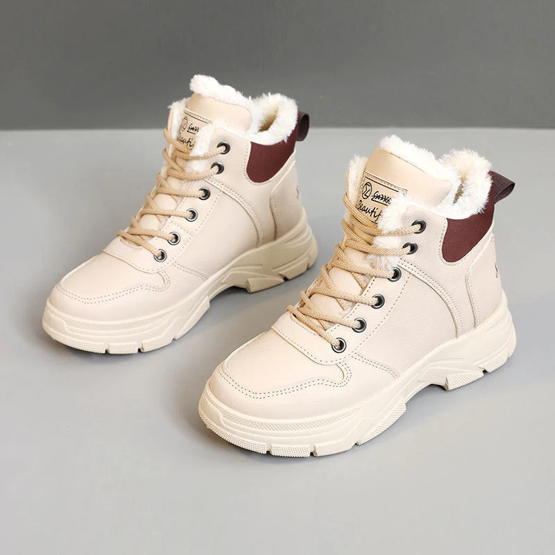 Damen gefütterte High-Top Sneaker