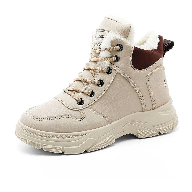 Damen gefütterte High-Top Sneaker - Image 4