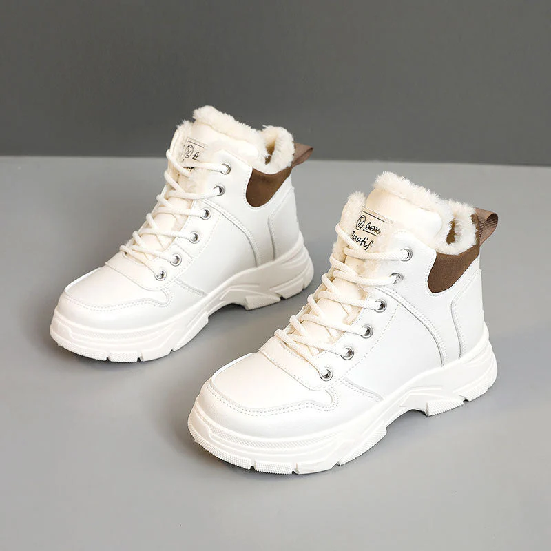 Damen gefütterte High-Top Sneaker - Image 7