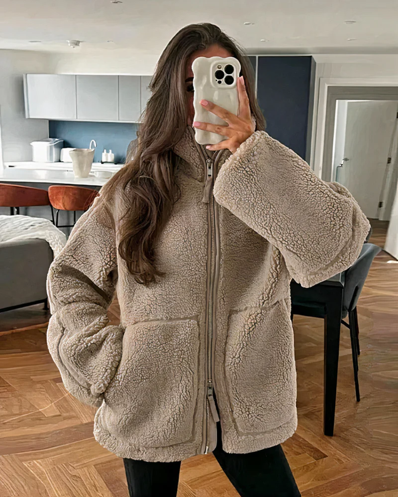 Damen gemütliche Winterjacke | Warme