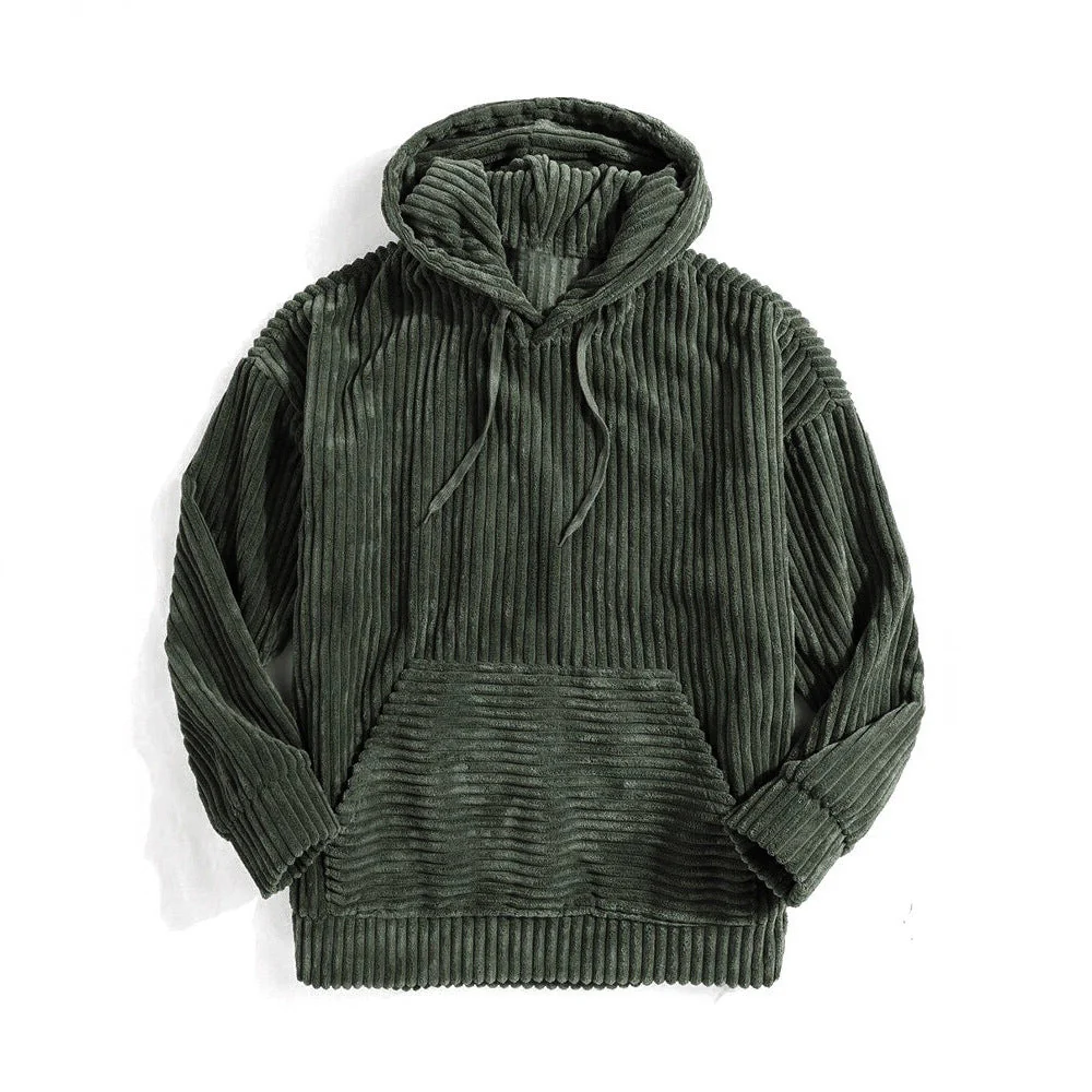 Damen gemütlicher Kapuzenpullover im modernen Rippdesign - Image 2
