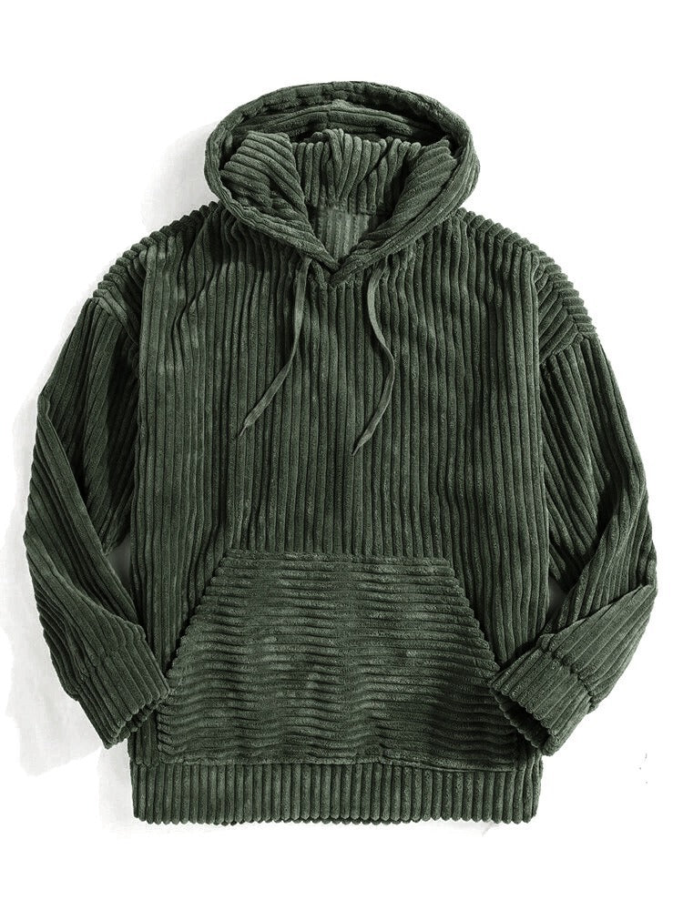 Damen gemütlicher Kapuzenpullover im modernen Rippdesign - Image 8