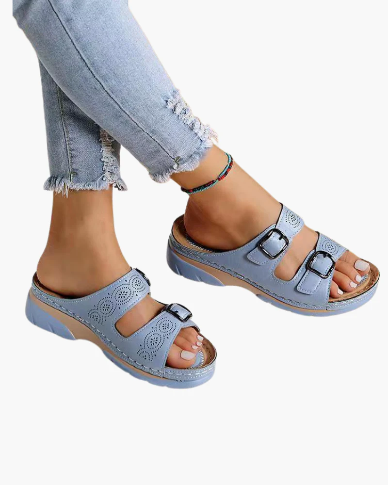 Damen Gepolstert Sandalen | Verstellbare Schnallen - Image 2