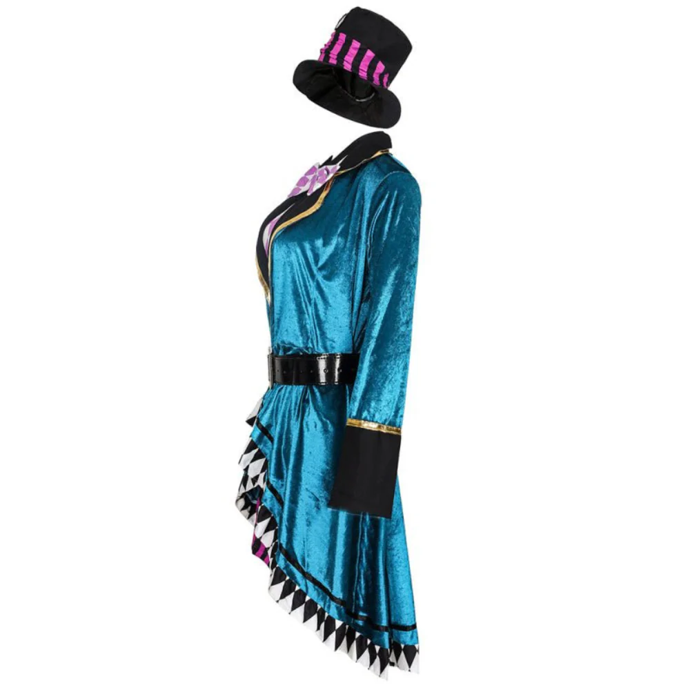 Damen Halloween Kostüm Zirkus | Jacke mit Minirock Set - Image 4