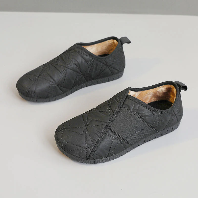 Damen Hausschuhe mit isolierendem Fleece-Innenfutter und rutschfester Sohle - Image 6