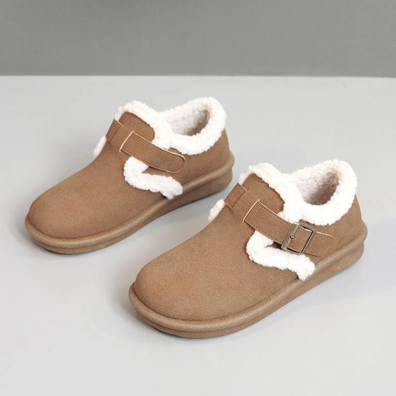 Damen Hausschuhe mit warmem Fleece-Futter und verstellbarem Riemen - Image 6