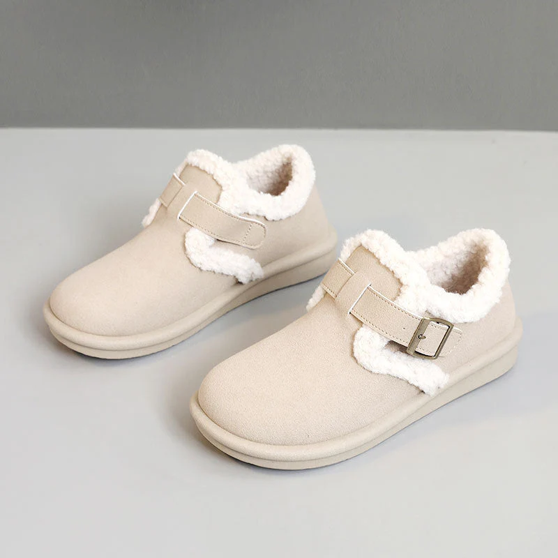 Damen Hausschuhe mit warmem Fleece-Futter und verstellbarem Riemen - Image 7