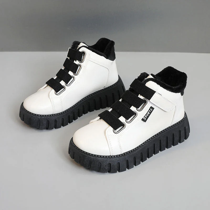 Damen High-Top Sneakers mit flauschigem Innenfutter und rutschfester Sohle - Image 6