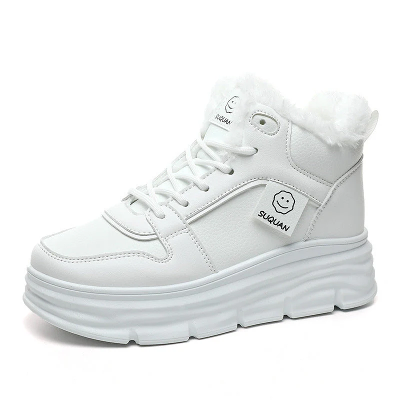 Damen High-Top Sneakers mit kuscheligem Innenfutter und dämpfender Sohle - Image 4