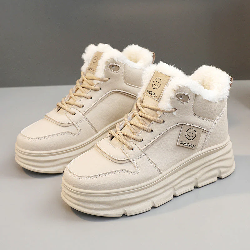 Damen High-Top Sneakers mit kuscheligem Innenfutter und dämpfender Sohle - Image 5
