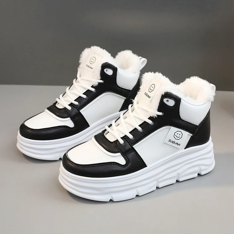 Damen High-Top Sneakers mit kuscheligem Innenfutter und dämpfender Sohle - Image 7