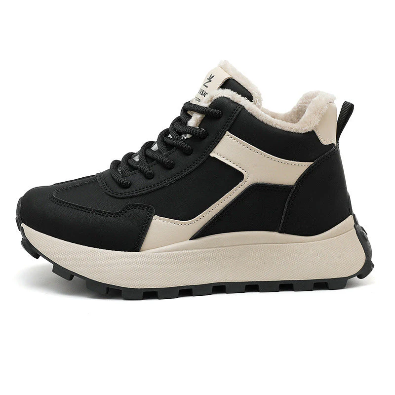 Damen High-Top Sneakers mit kuscheligem Innenfutter und robustem Profil - Image 6