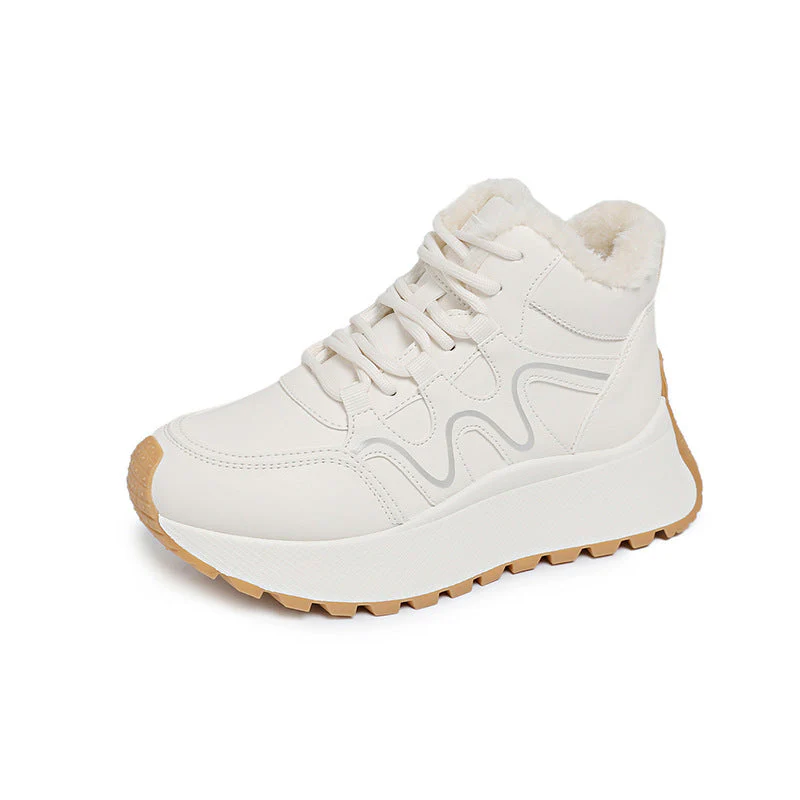 Damen High-Top Sneakers mit samtigem Innenfutter und rutschfester Sohle - Image 6