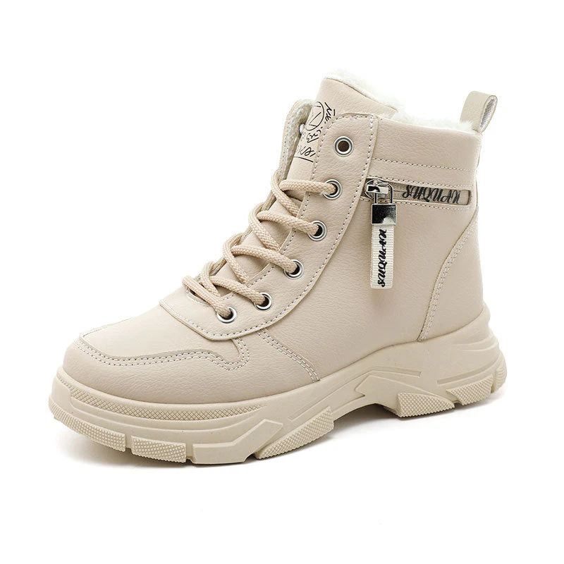Damen High-Top Winterstiefel mit Warmfutter und rutschfester Sohle - Image 4
