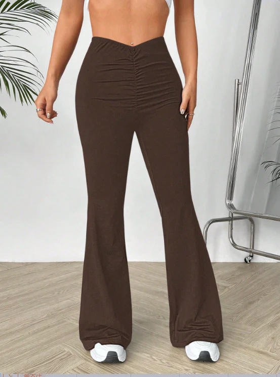 Damen Hochtaillierte Bootcut-Hose - Image 6