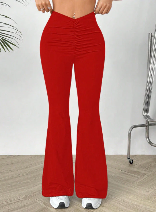 Damen Hochtaillierte Bootcut-Hose - Image 8
