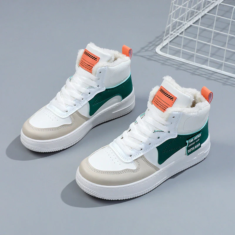 Damen Hochwertige Sneaker mit Warmfutter