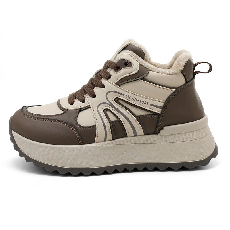 Damen Hochwertige Trend-Sneaker mit warmem Innenfutter und rutschfester Sohle - Image 6