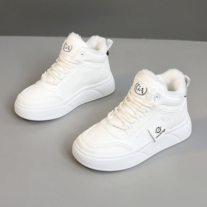 Damen Hohe Winter Sneakers mit weichem Fleece-Futter und rutschfester Sohle - Image 7