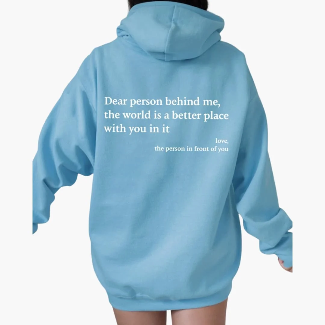 Damen Hoodie mit Rückendruck und Kapuze - Image 7
