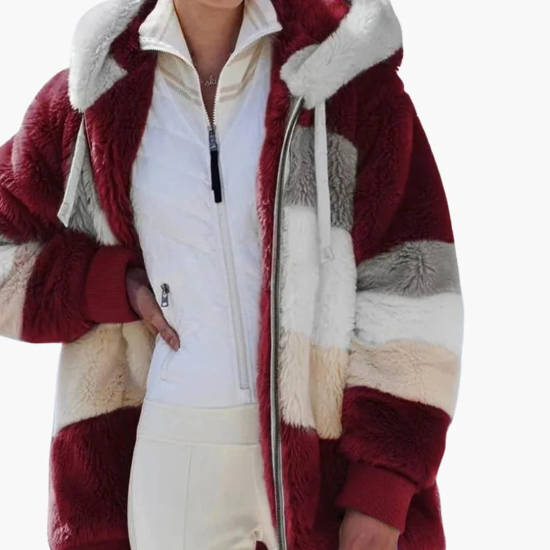 Damen jacke mit Kapuze und Reißverschluss - Image 7