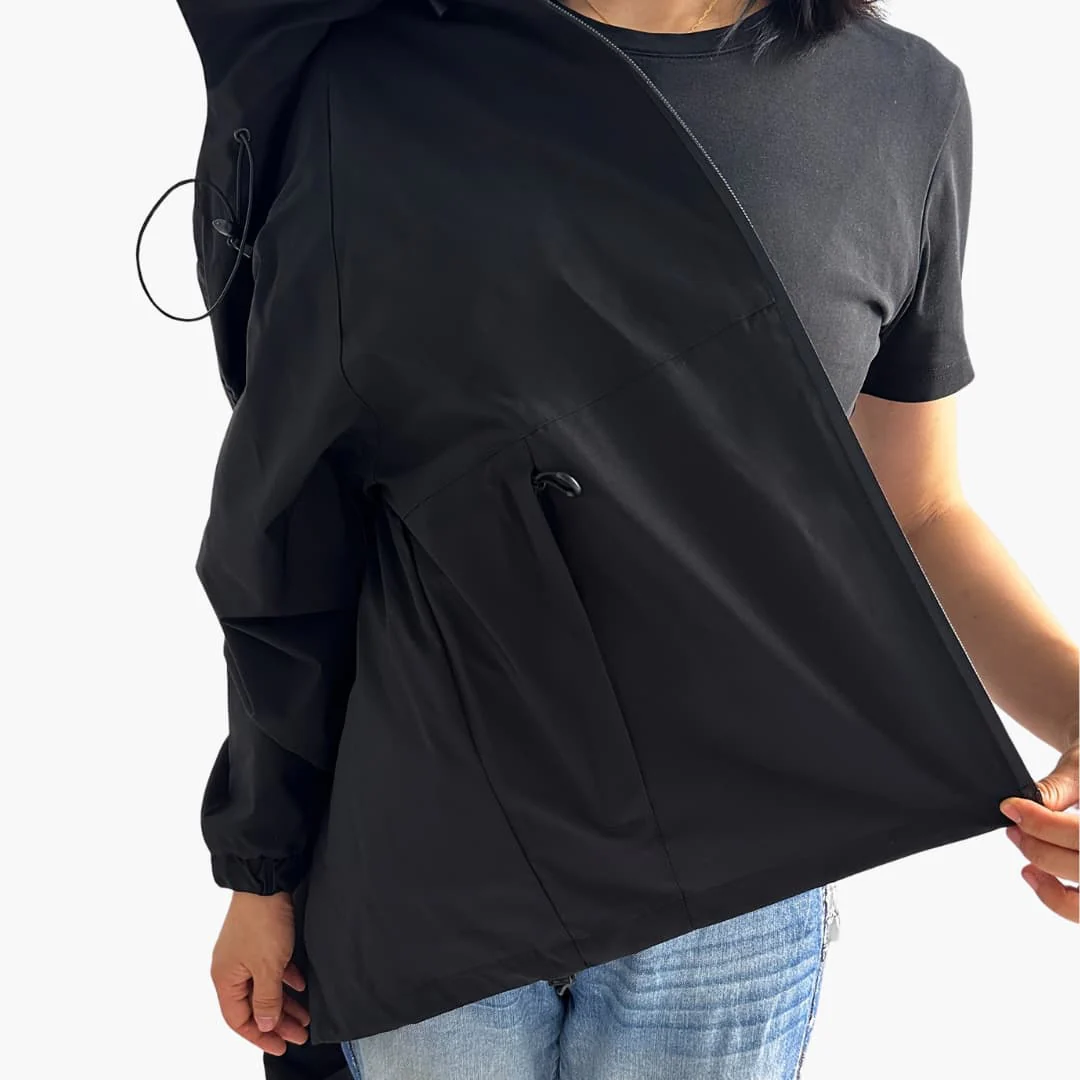 Damen jacke mit Kapuze und Reißverschlusstaschen - Image 10