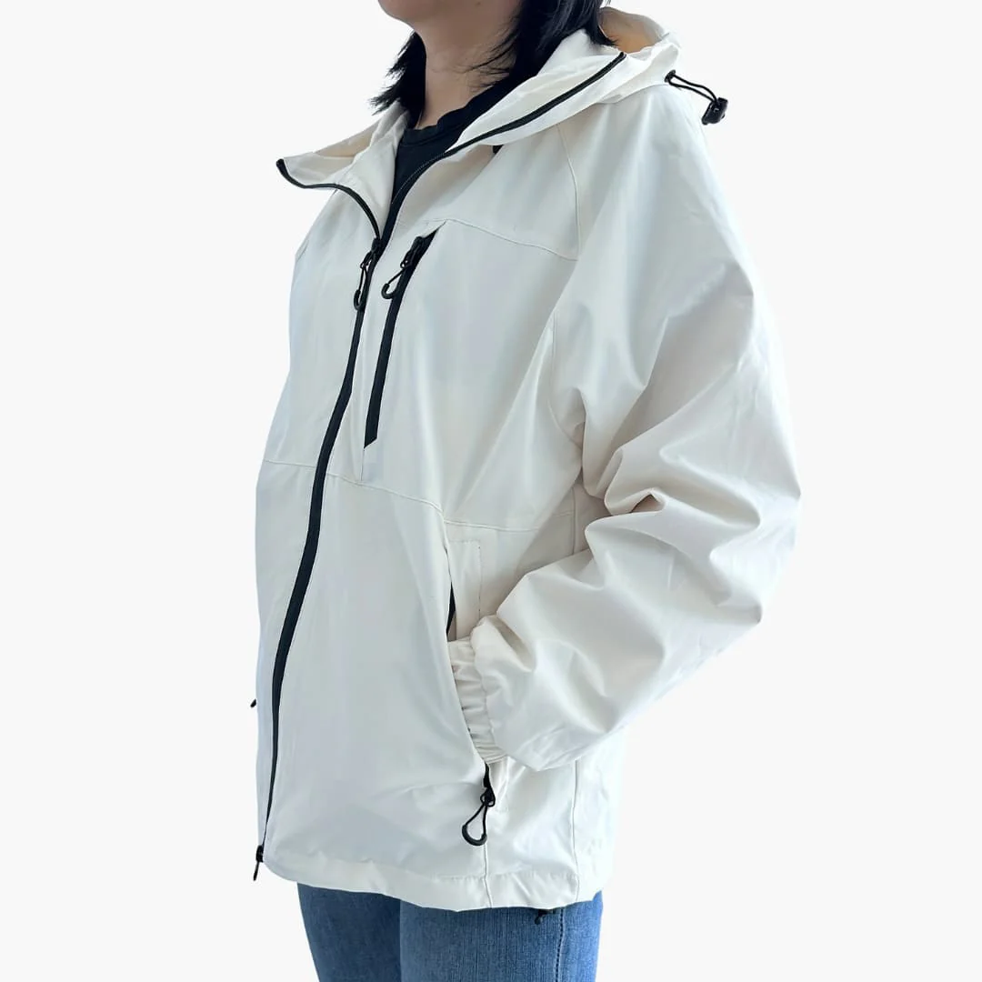 Damen jacke mit Kapuze und Reißverschlusstaschen - Image 6