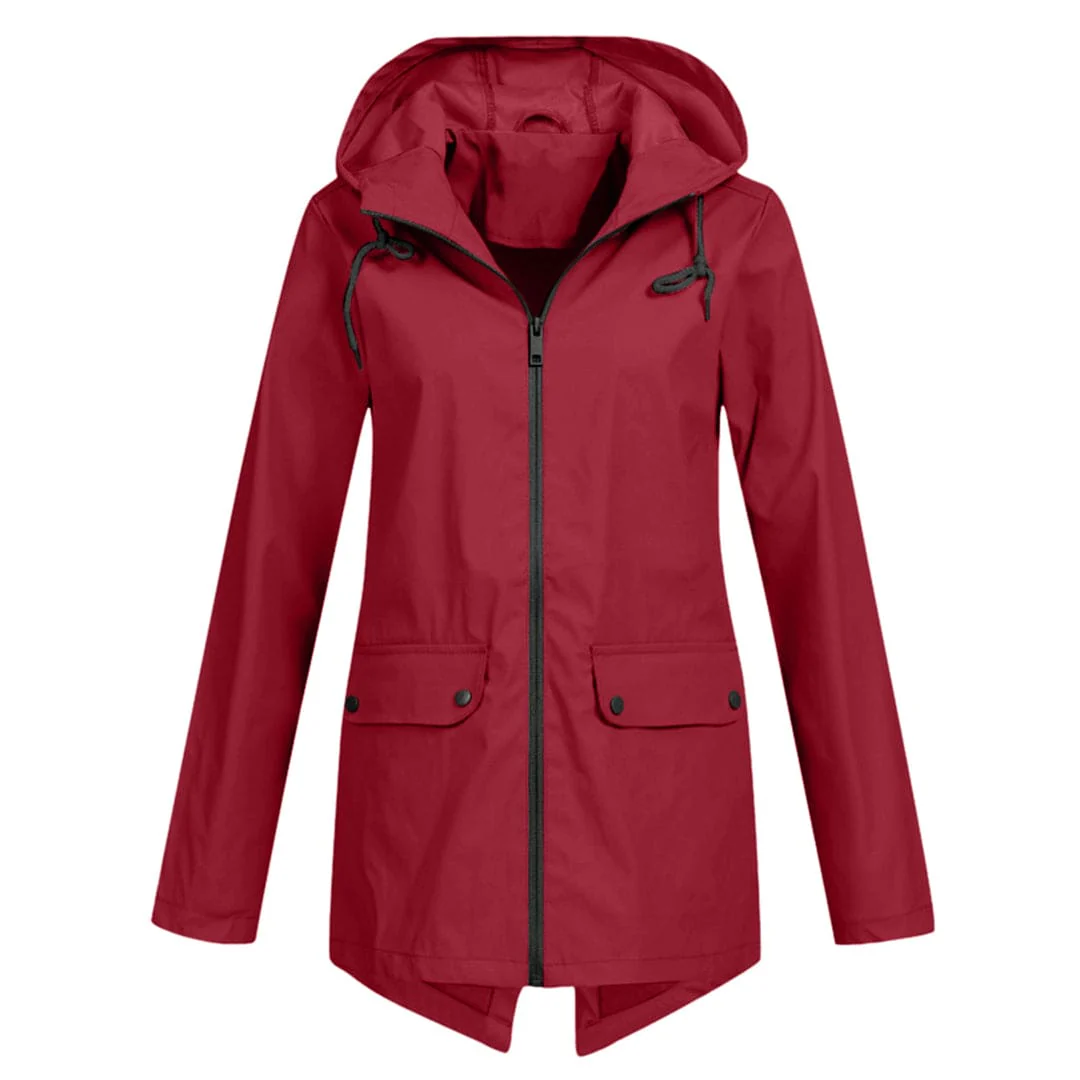 Damen Kapuze Regenjacke | Wasserdichte - Image 2