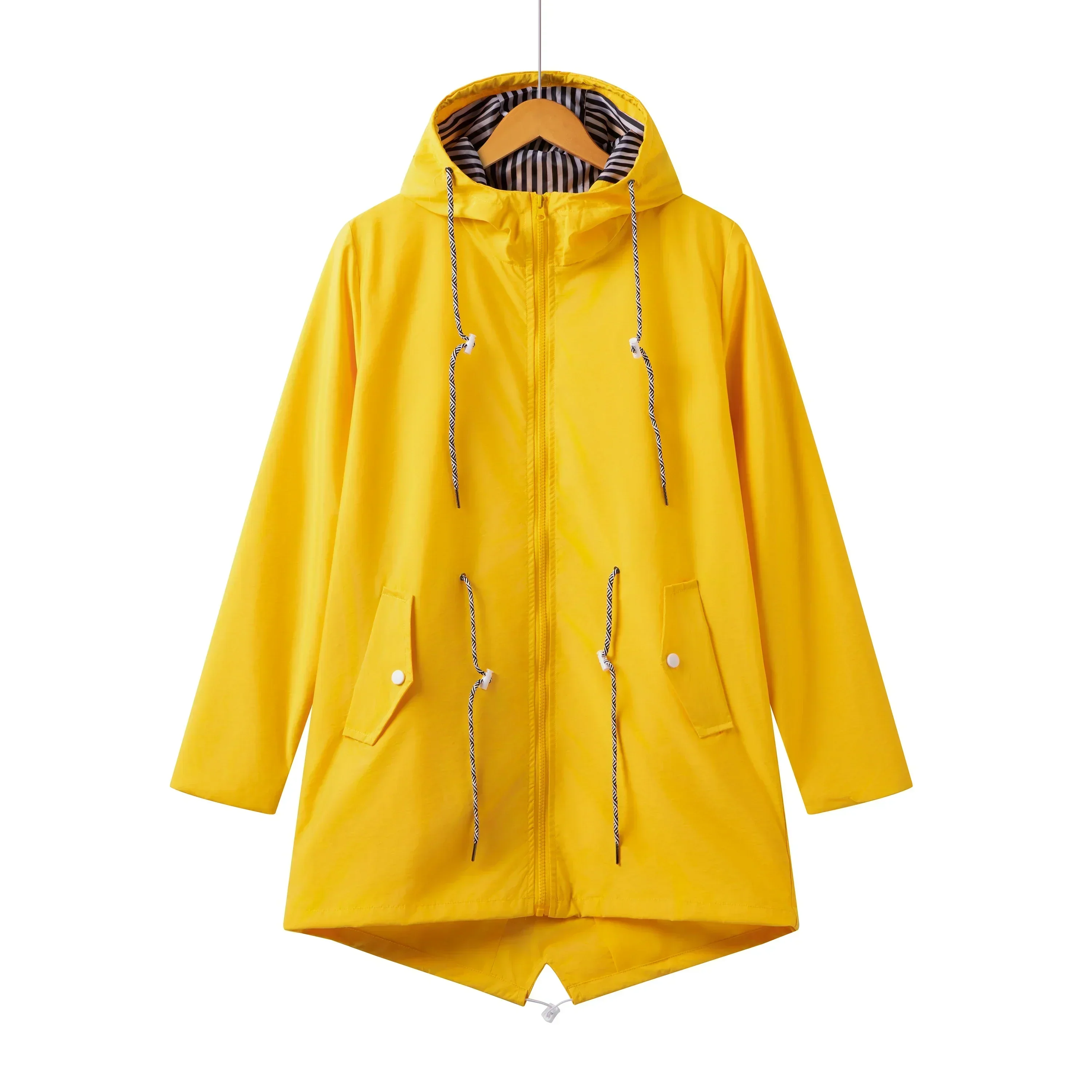 Damen Kapuze Wasserdichter Trenchcoat | Lässig - Image 3