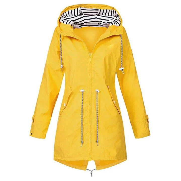 Damen Kapuze Winddichte RegenJacke | Langarm - Image 5