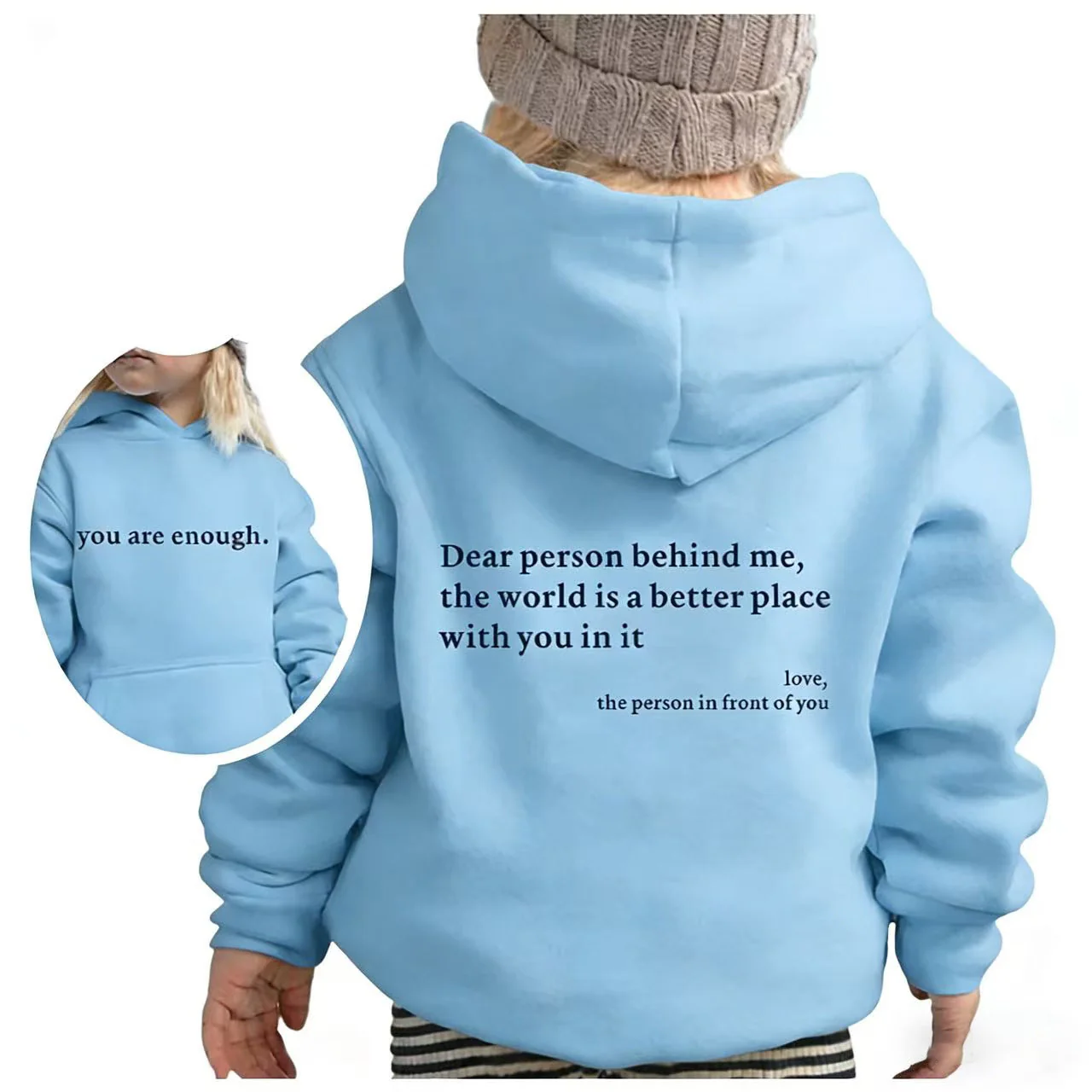 Damen Kapuzenpullover mit motivierendem Schriftzug und lässigem Schnitt - Image 10