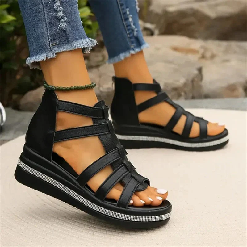 Damen Keil-Sommersandalen | Bequeme - Image 7