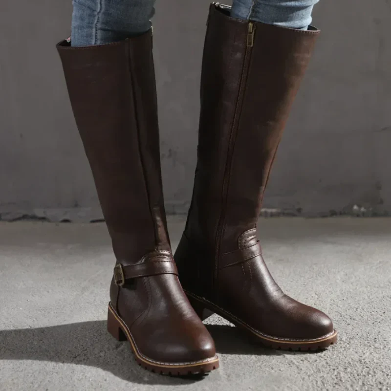 Damen klassische hohe Stiefel | Cowboy - Image 4