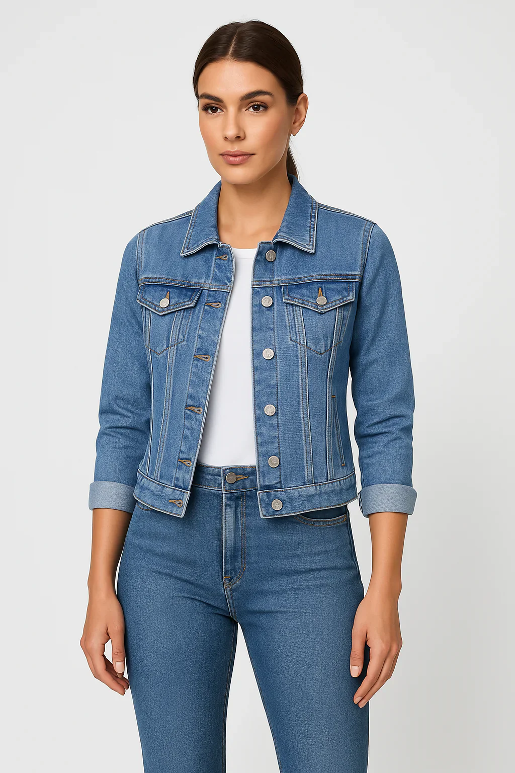 Damen klassische Jeansjacke | Leichte - Image 3
