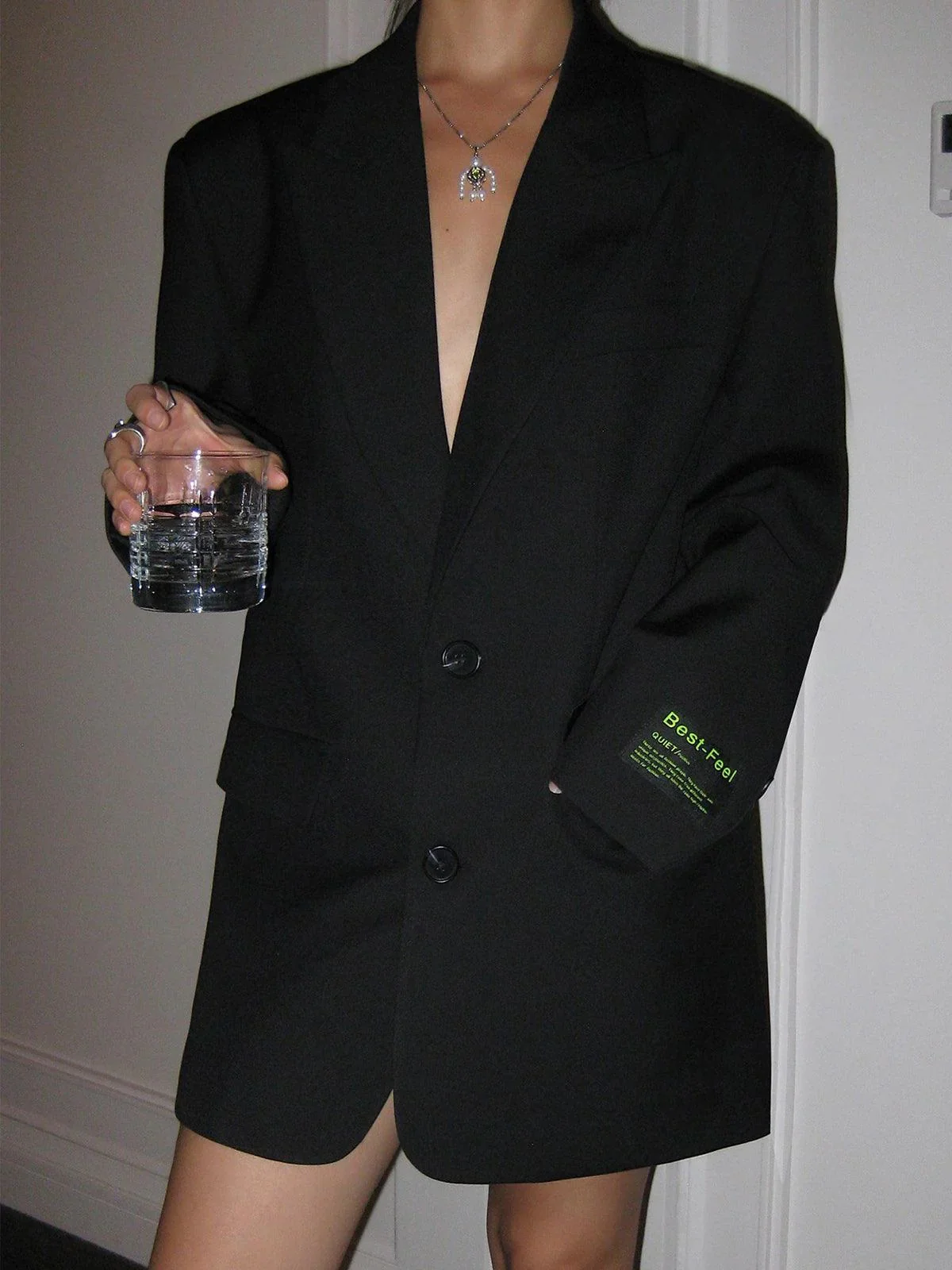 Damen klassischer Oversized-Blazer | Lange - Image 2