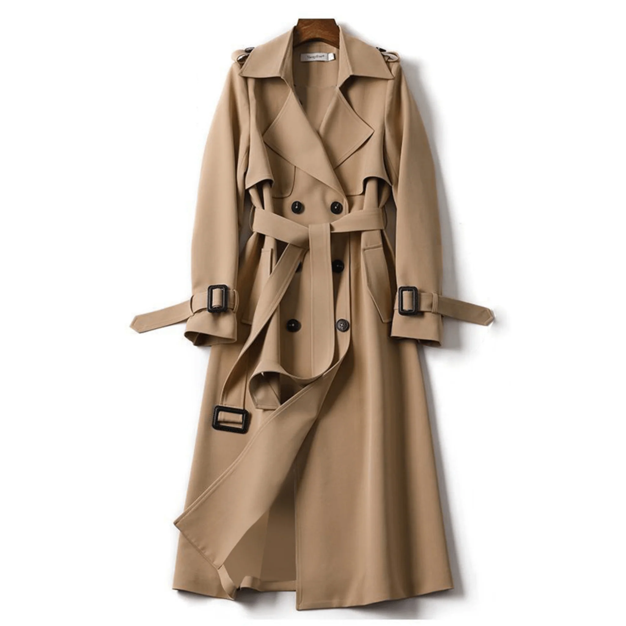 Damen Klassischer Trenchcoat | Lang Elegant - Image 2