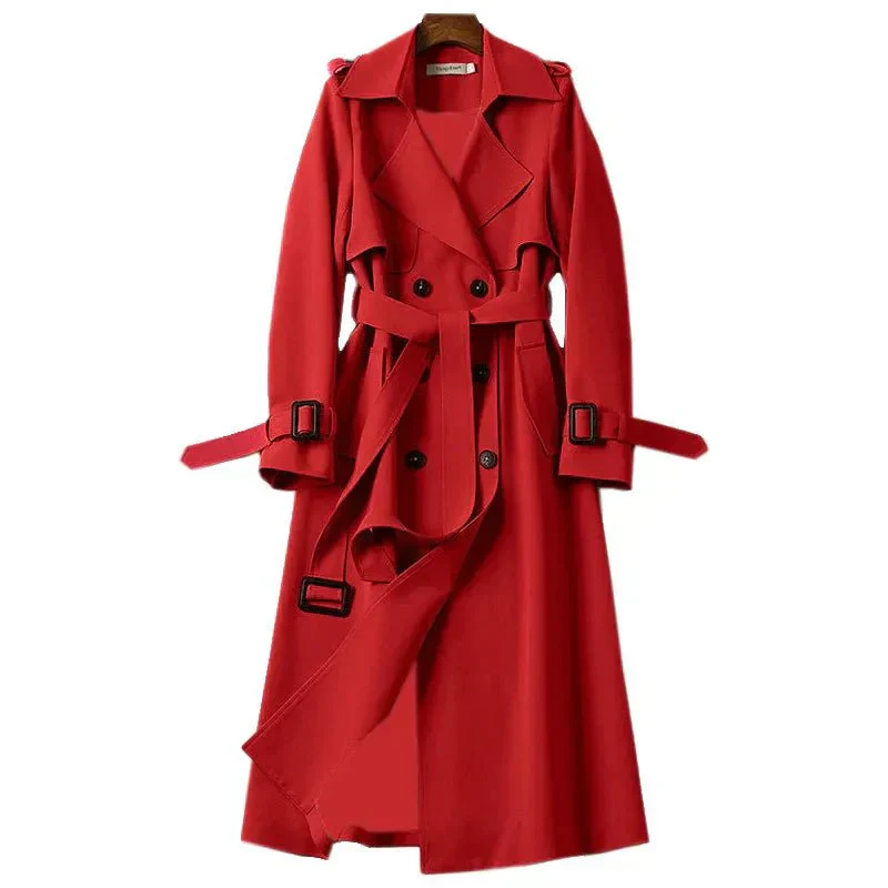 Damen Klassischer Trenchcoat | Lang Elegant - Image 3