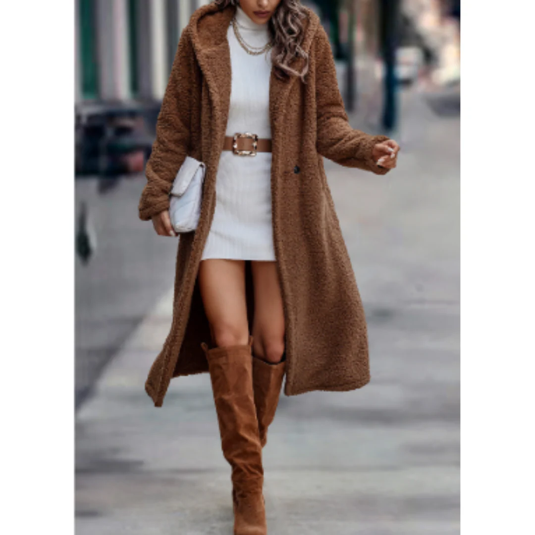 Damen Klassischer Winter Mantel | Warme - Image 6