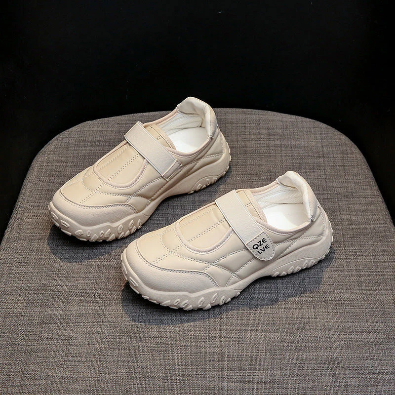 Damen Komfortable Freizeitschuhe mit strapazierfähiger Gummisohle und verstellbarem Riemen