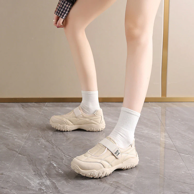 Damen Komfortable Freizeitschuhe mit strapazierfähiger Gummisohle und verstellbarem Riemen - Image 2